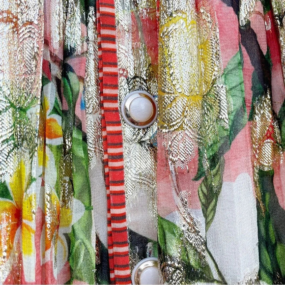 NWT Verb by Pallavi Singhee floral maxi Skirt Sz Small - Picture 6 of 11